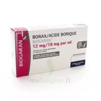 Borax/acide Borique Biogaran 12 Mg/18 Mg/ml, Solution Pour Lavage Ophtalmique En Récipient Unidose à Orléans