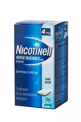 Nicotinell Menthe Fraicheur 4 Mg Sans Sucre, Gomme à Mâcher Médicamenteuse 8plq/12 à Orléans
