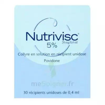 Nutrivisc 5 % (20 Mg/0,4 Ml) Collyre Sol En Récipient Unidose 30unidoses/0,4ml à Orléans
