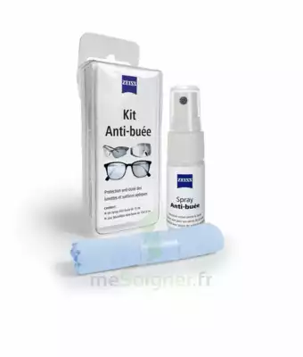 Zeiss Kit Spray Antibuée Fl/15ml + Tissu Microfibres à Orléans