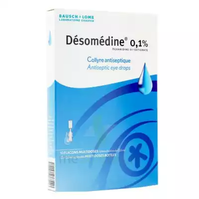 Desomedine 0,1 % Collyre Sol 10fl/0,6ml à Orléans